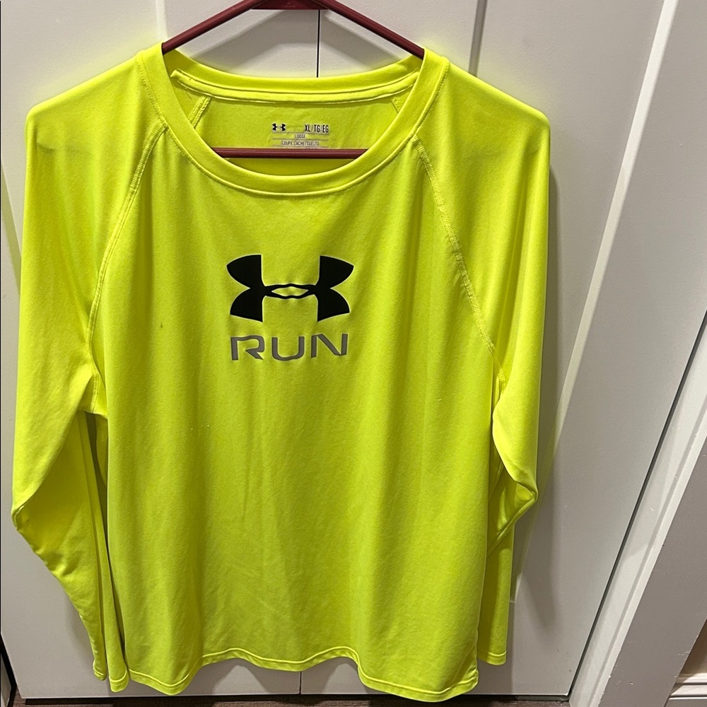 Under Armour Neon Yellow Performance Shirt